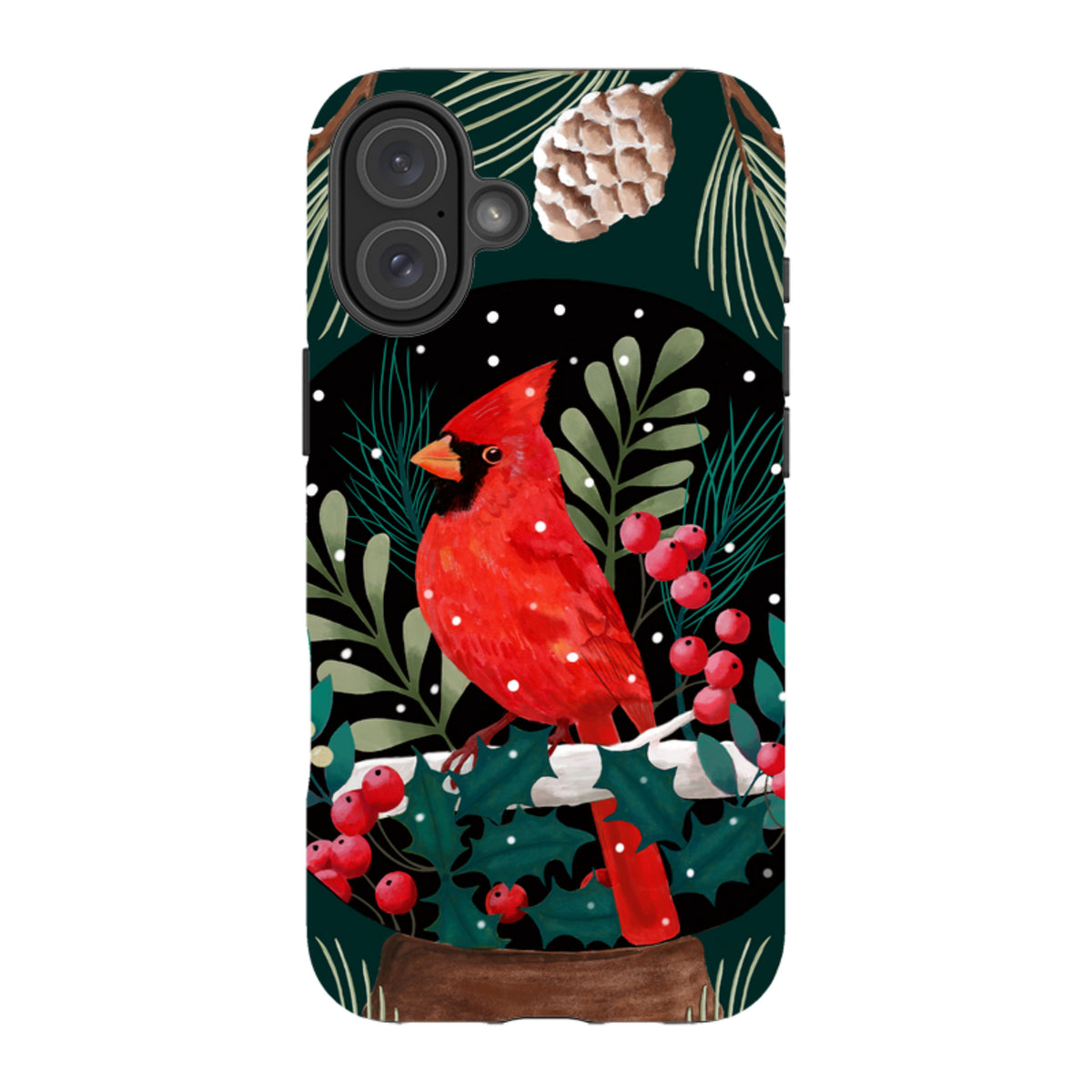 iPhone MagSafe Tough Case - Red Cardinal By Bex Parkin