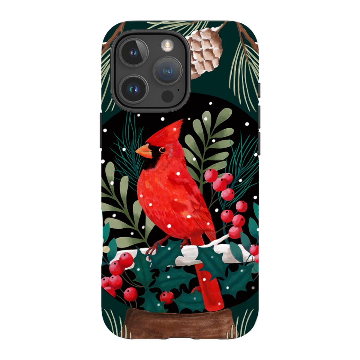 iPhone MagSafe Tough Case - Red Cardinal By Bex Parkin