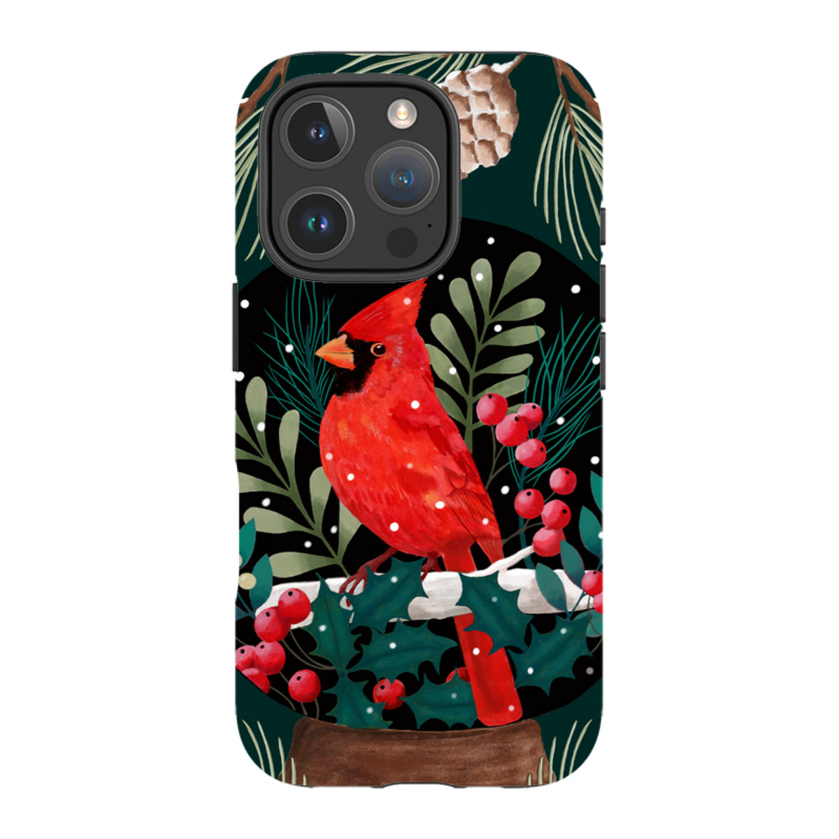 iPhone MagSafe Tough Case - Red Cardinal By Bex Parkin