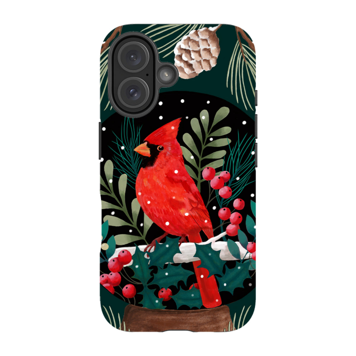 iPhone MagSafe Tough Case - Red Cardinal By Bex Parkin