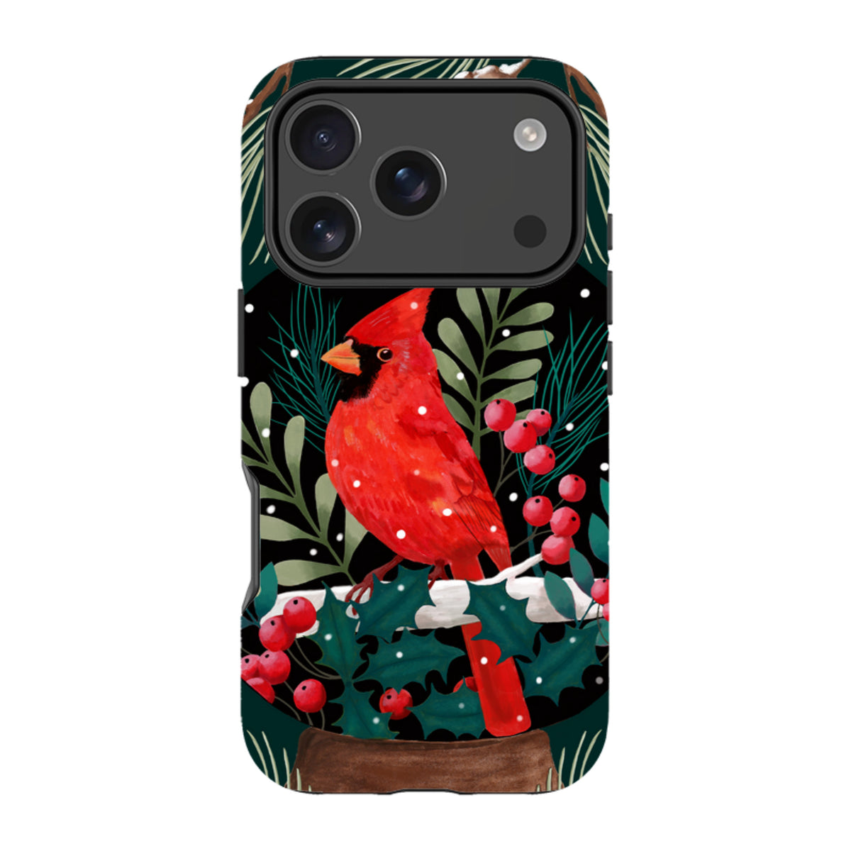 iPhone MagSafe Tough Case - Red Cardinal By Bex Parkin