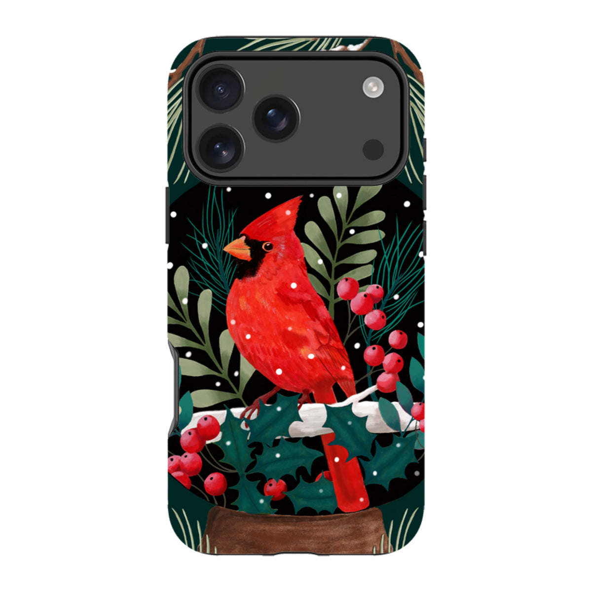 iPhone MagSafe Tough Case - Red Cardinal By Bex Parkin