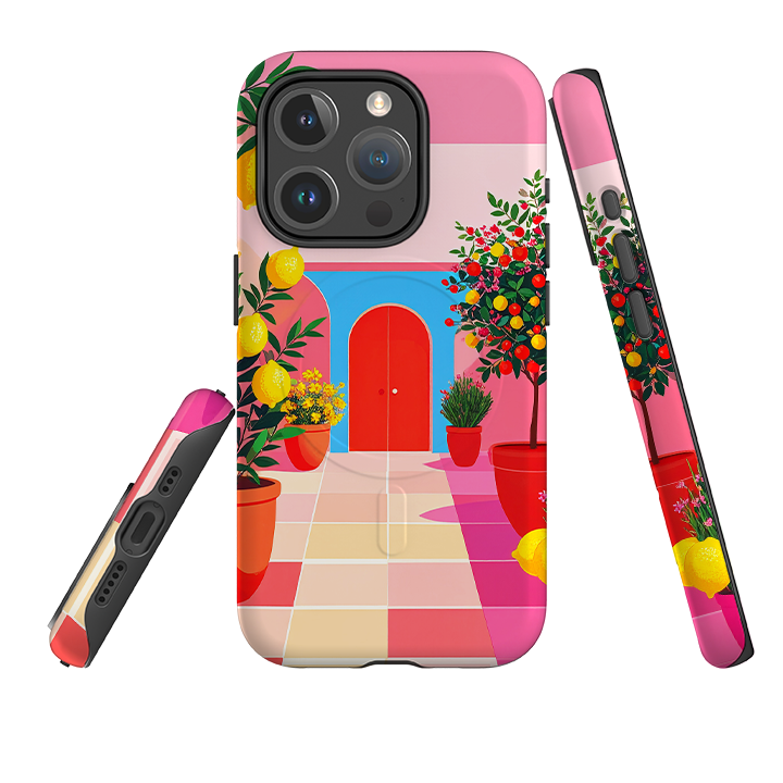 iPhone MagSafe Tough Case - Red Garden