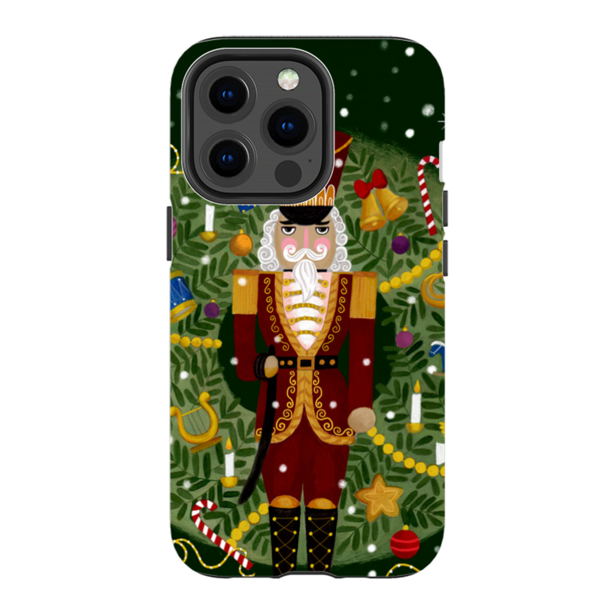 iPhone MagSafe Tough Case -  Red Nutcracker By Bex Parkin