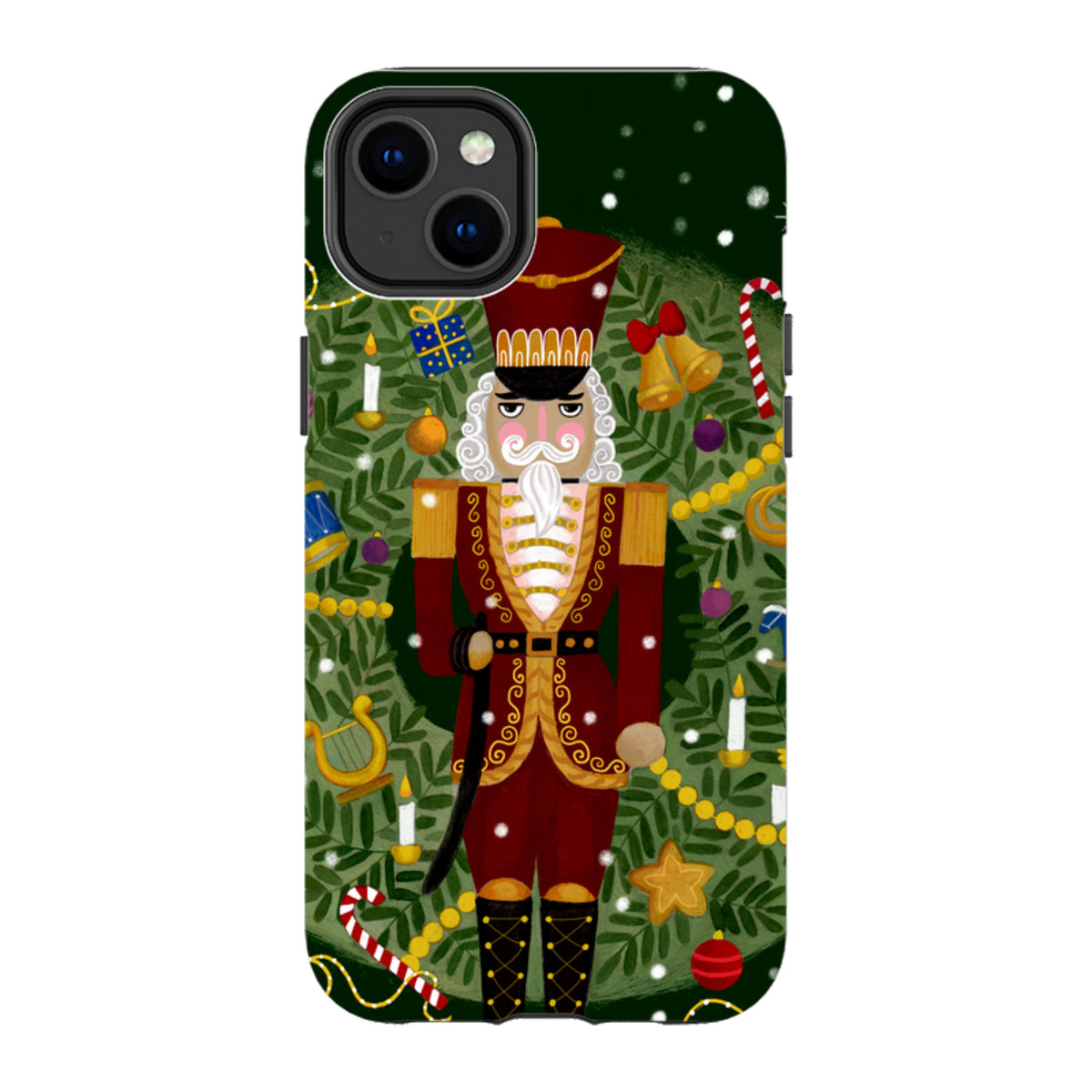 iPhone MagSafe Tough Case -  Red Nutcracker By Bex Parkin