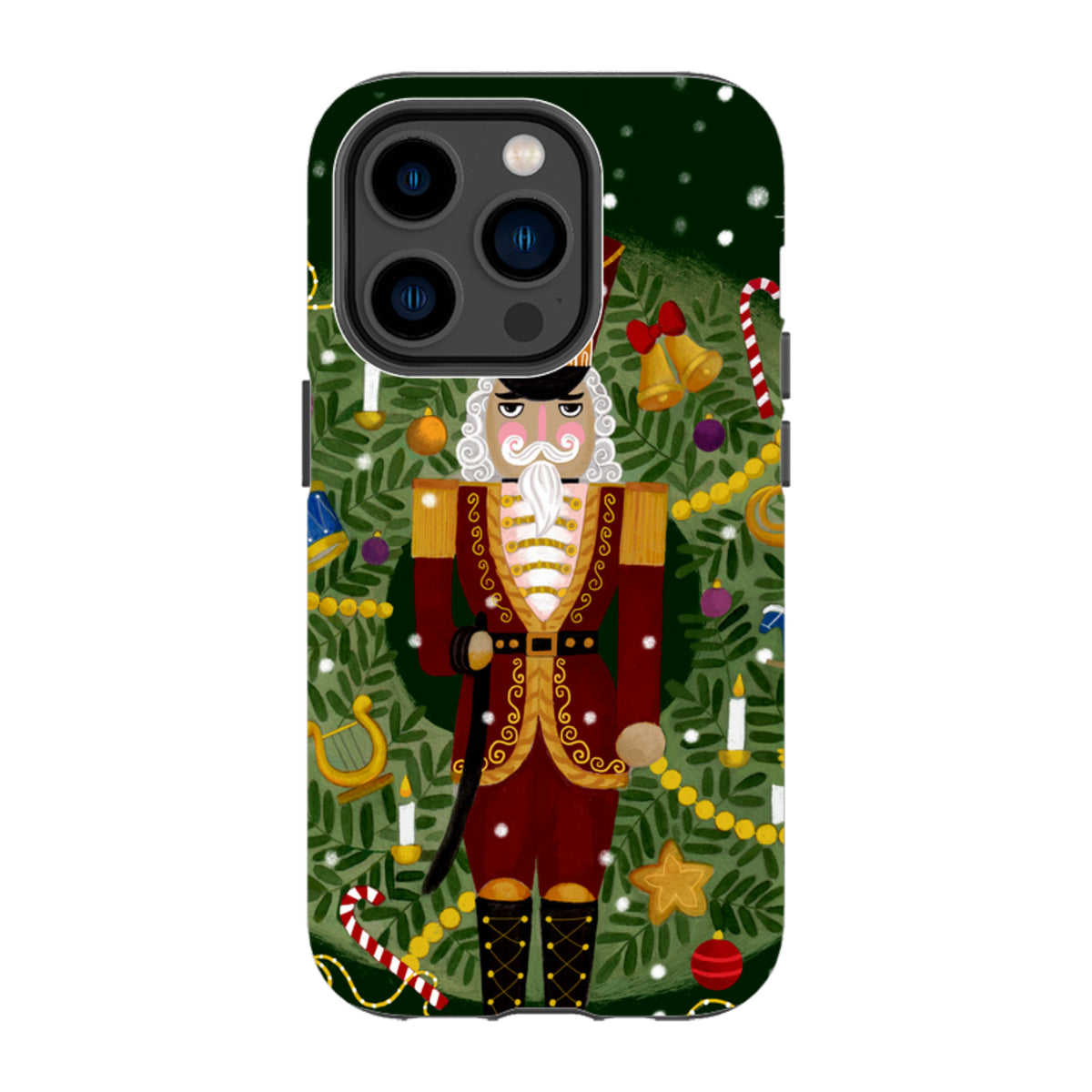 iPhone MagSafe Tough Case -  Red Nutcracker By Bex Parkin