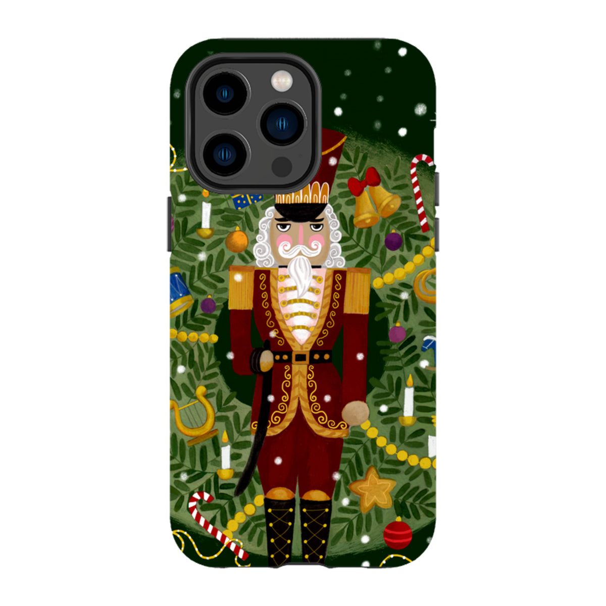iPhone MagSafe Tough Case -  Red Nutcracker By Bex Parkin