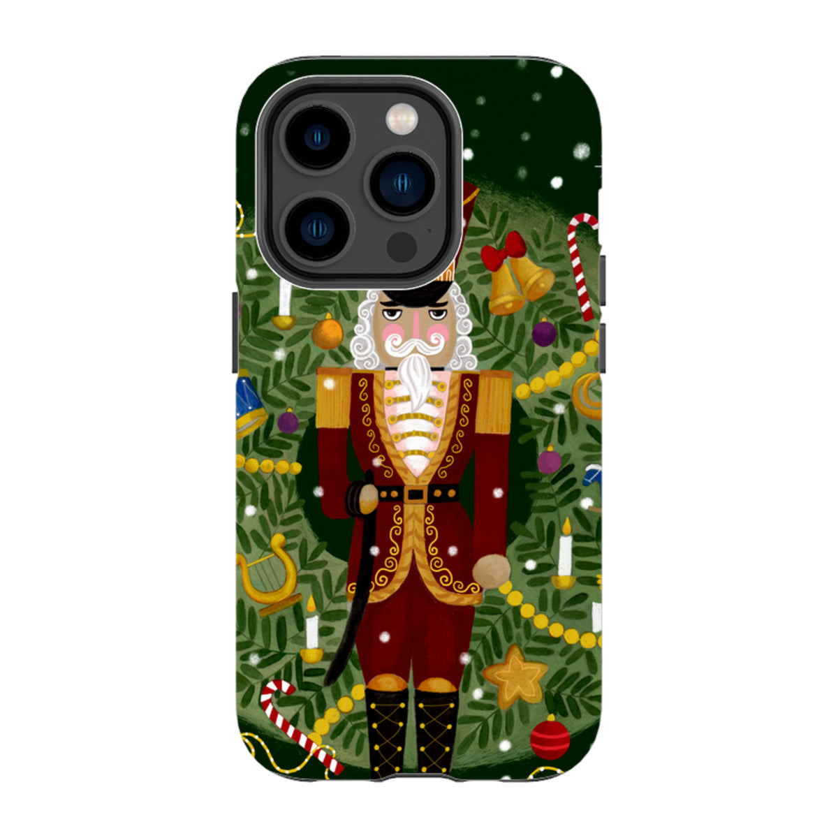 iPhone MagSafe Tough Case -  Red Nutcracker By Bex Parkin