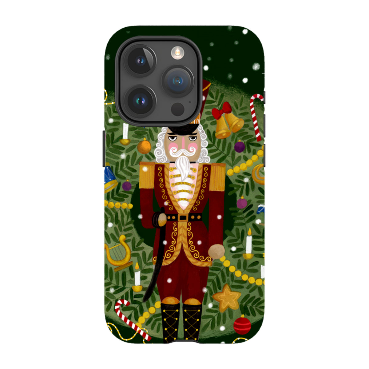 iPhone MagSafe Tough Case -  Red Nutcracker By Bex Parkin