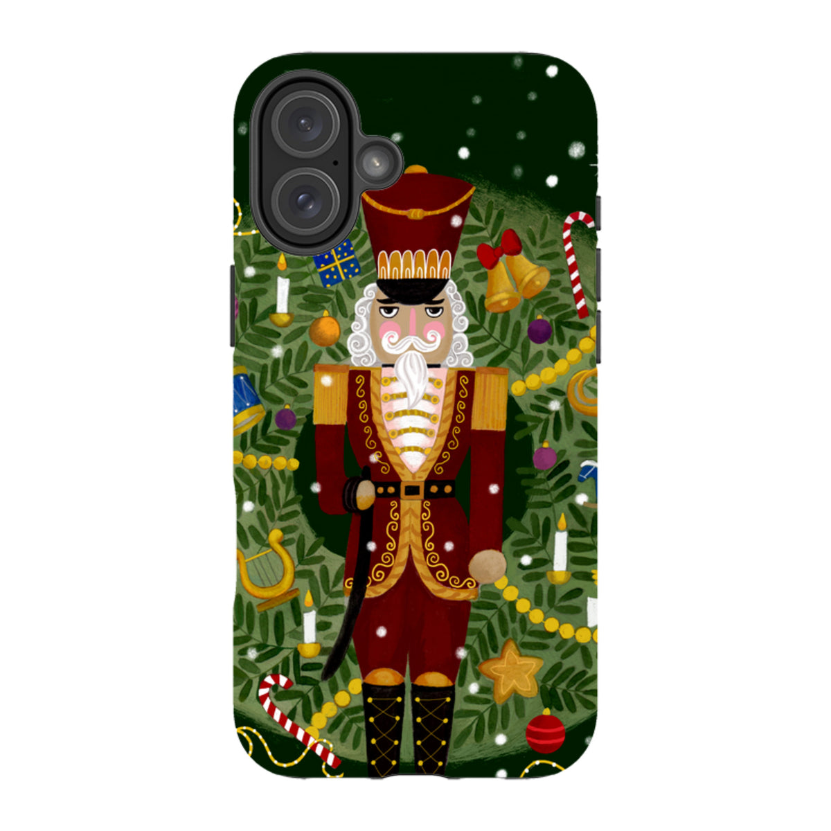 iPhone MagSafe Tough Case -  Red Nutcracker By Bex Parkin