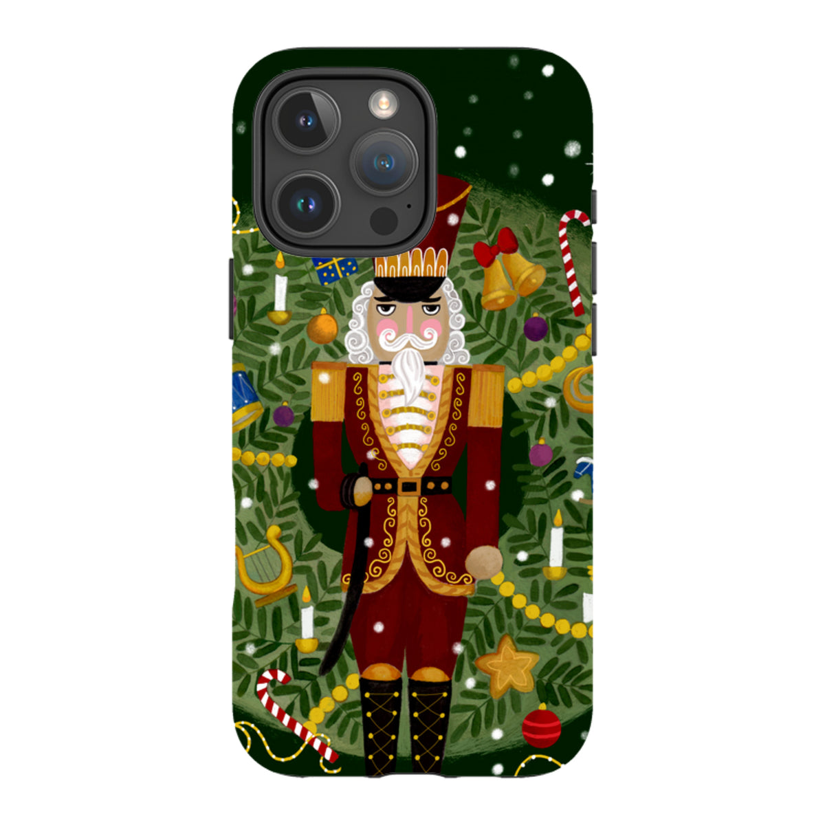 iPhone MagSafe Tough Case -  Red Nutcracker By Bex Parkin