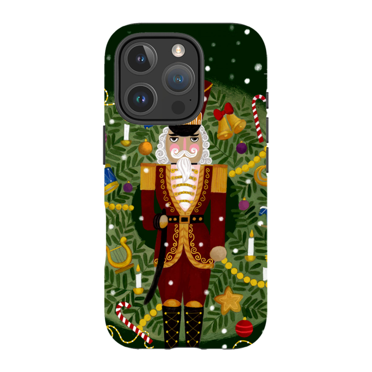 iPhone MagSafe Tough Case -  Red Nutcracker By Bex Parkin