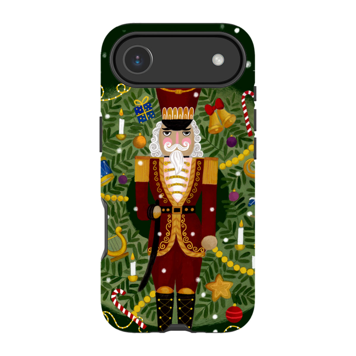 iPhone MagSafe Tough Case -  Red Nutcracker By Bex Parkin