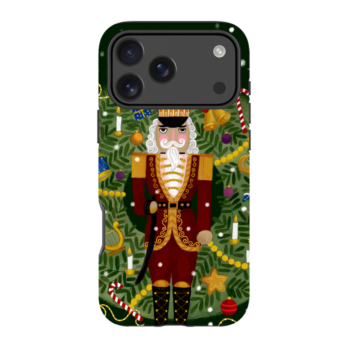 iPhone MagSafe Tough Case -  Red Nutcracker By Bex Parkin