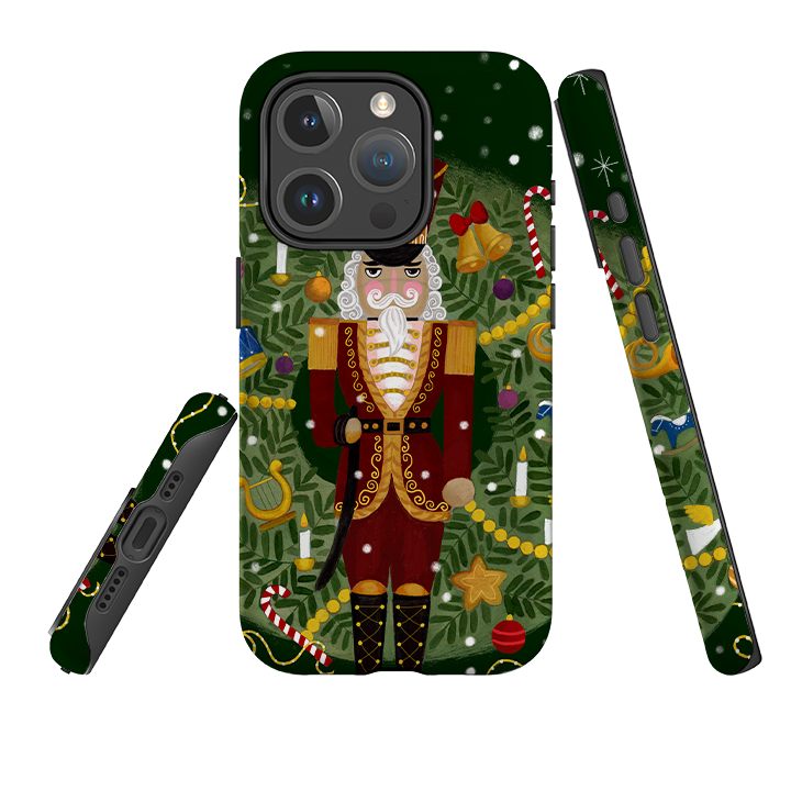 iPhone MagSafe Tough Case -  Red Nutcracker By Bex Parkin