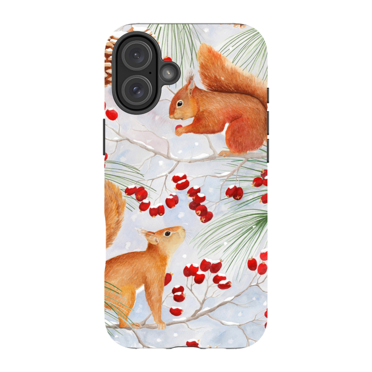 iPhone MagSafe Tough Case - Red Squirrels By Bex Parkin