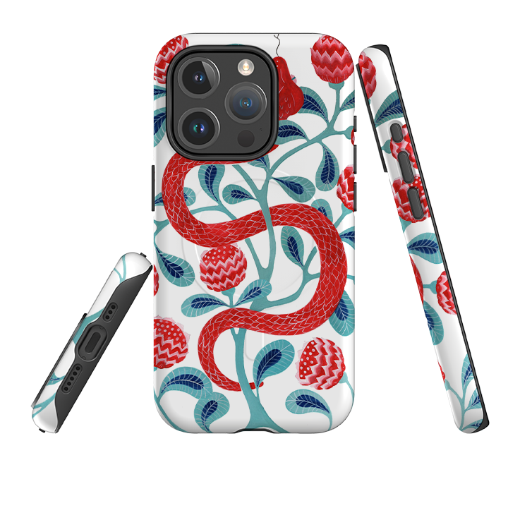 iPhone MagSafe Tough Case - Redsnake By Bex Parkin