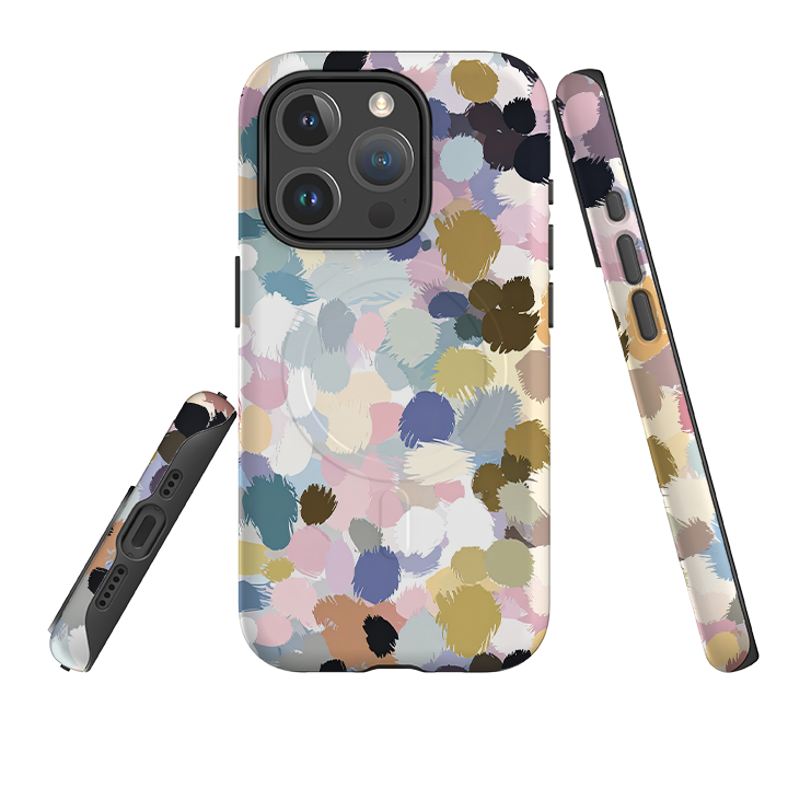 iPhone MagSafe Tough Case – Schilf-Polka