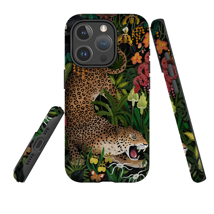 iPhone MagSafe Tough Case – Roaring Leopard von Bex Parkin