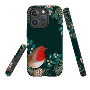 iPhone MagSafe Tough Case - Robin Pine Cones By Bex Parkin
