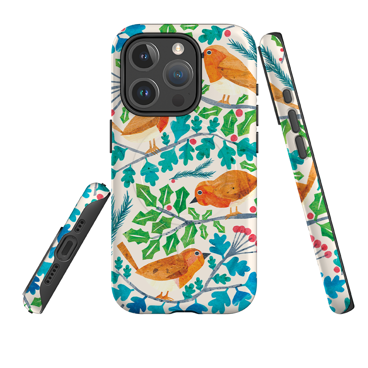 iPhone MagSafe Tough Case - Robins By Tracey English