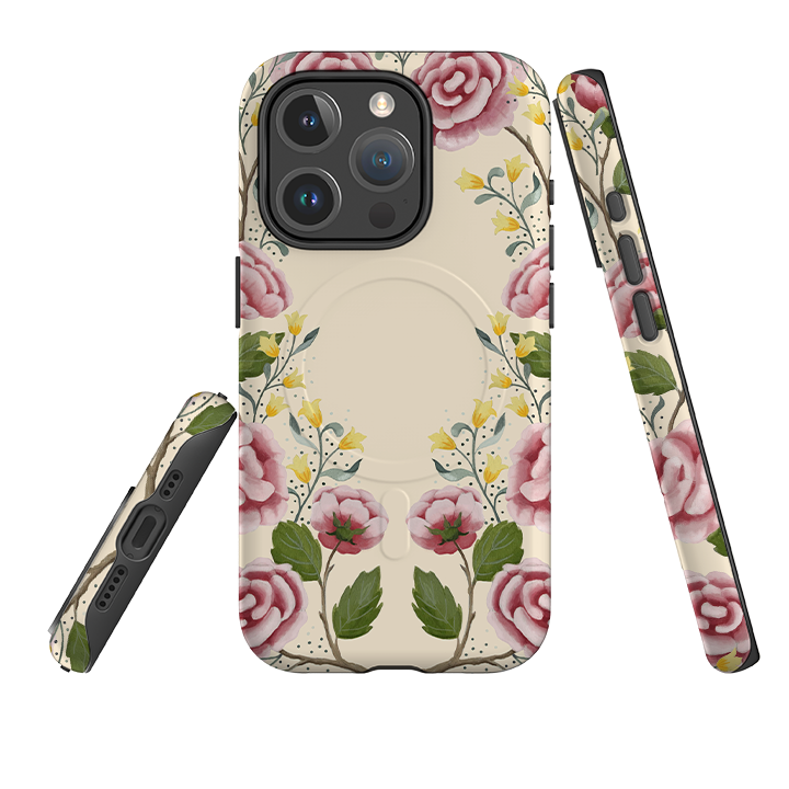 iPhone MagSafe Tough Case - Roses By Bex Parkin
