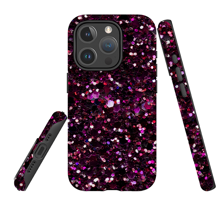 iPhone MagSafe Tough Case -  Rubies By Kitty Joseph (case does not glitter)