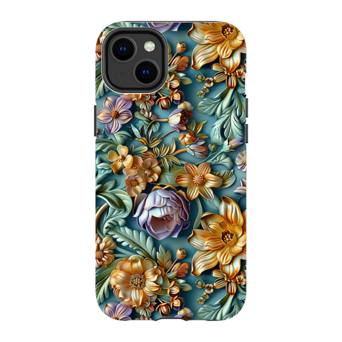 iPhone MagSafe Tough Case - Sage Floral