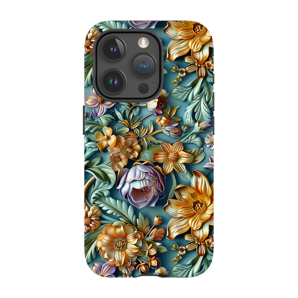iPhone MagSafe Tough Case - Sage Floral