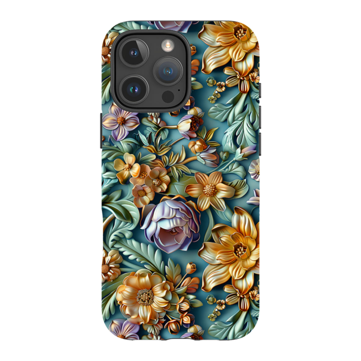 iPhone MagSafe Tough Case - Sage Floral