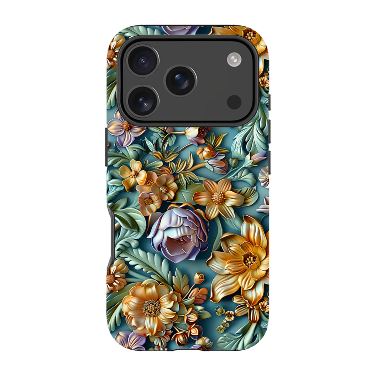iPhone MagSafe Tough Case - Sage Floral