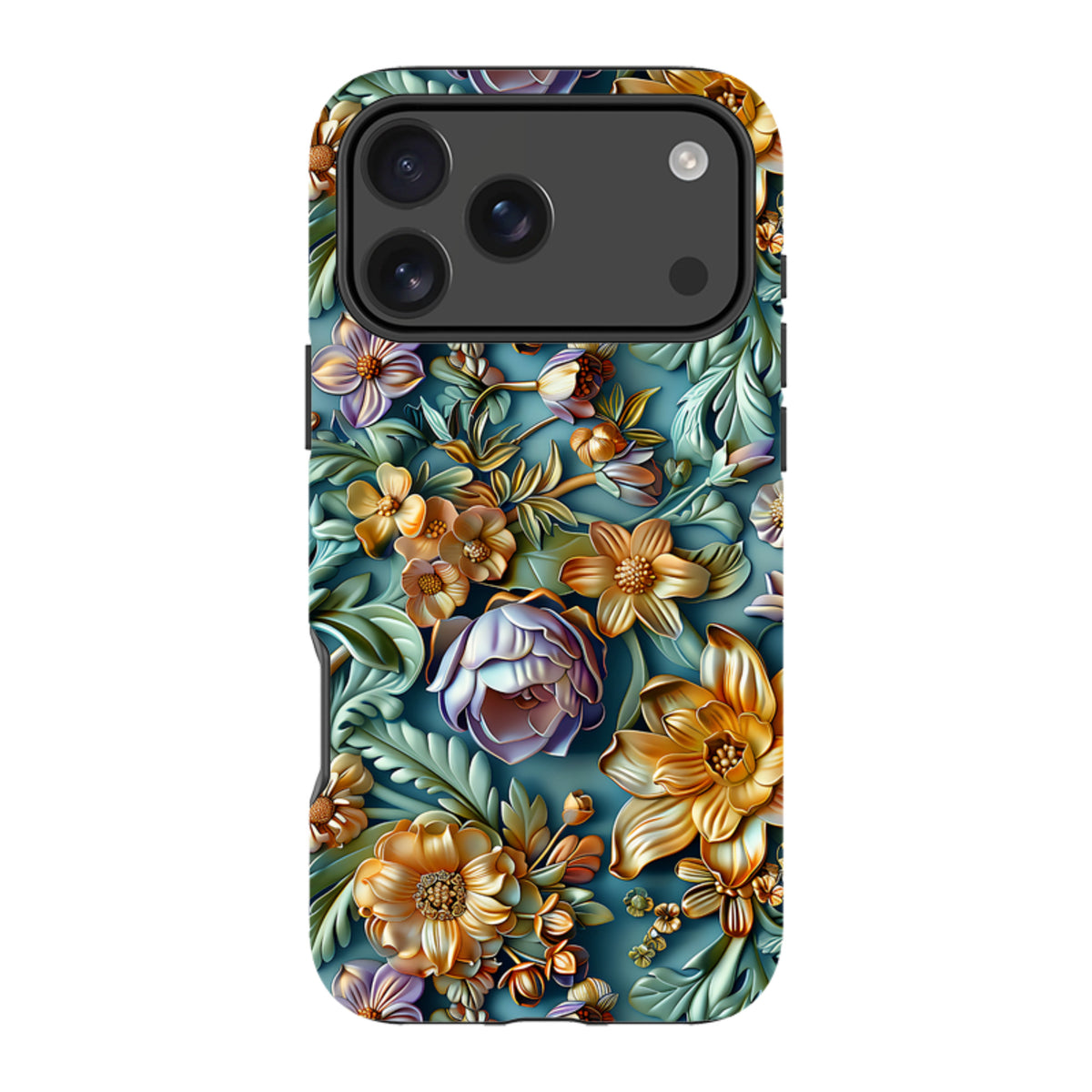 iPhone MagSafe Tough Case - Sage Floral