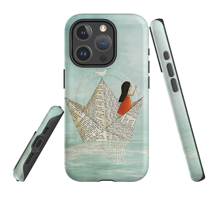 iPhone MagSafe Tough Case - Sail Without A Wind By Maja Lindberg