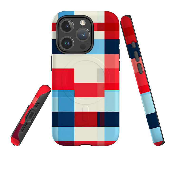 iPhone MagSafe Tough Case - San Jose Gingham
