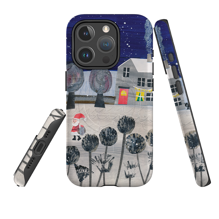 iPhone MagSafe Tough Case - Santa By Tracey English