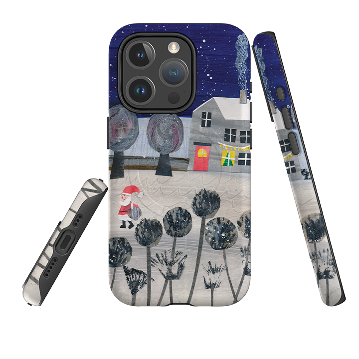 iPhone MagSafe Tough Case - Santa By Tracey English