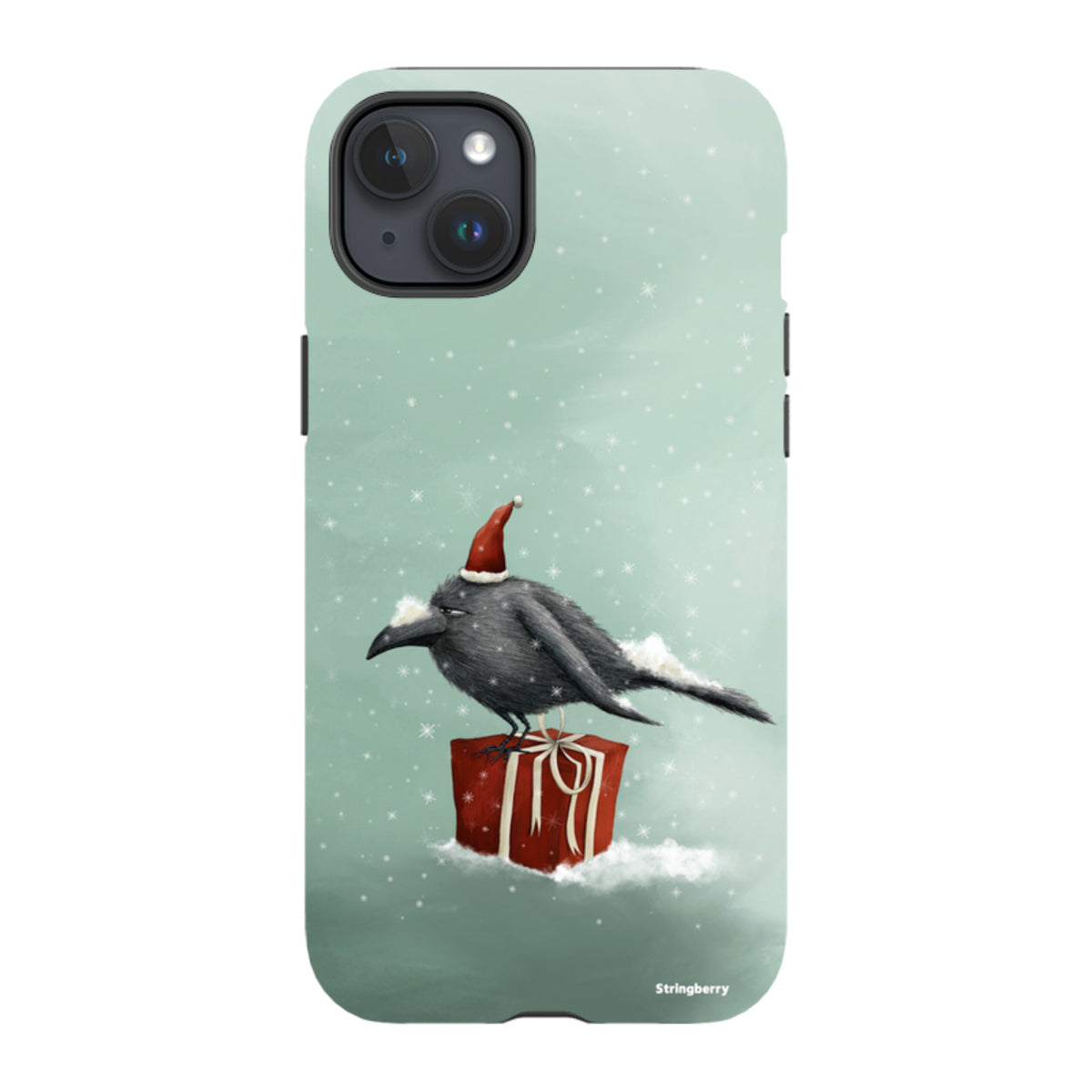 iPhone MagSafe Tough Case - Santa Crow By Maja Lindberg