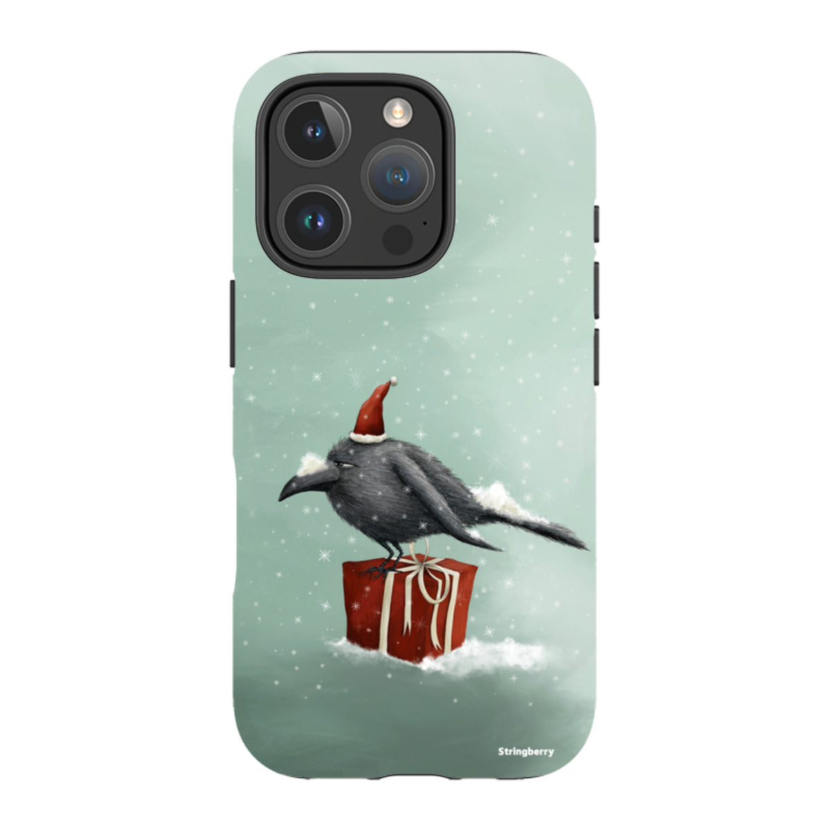 iPhone MagSafe Tough Case - Santa Crow By Maja Lindberg