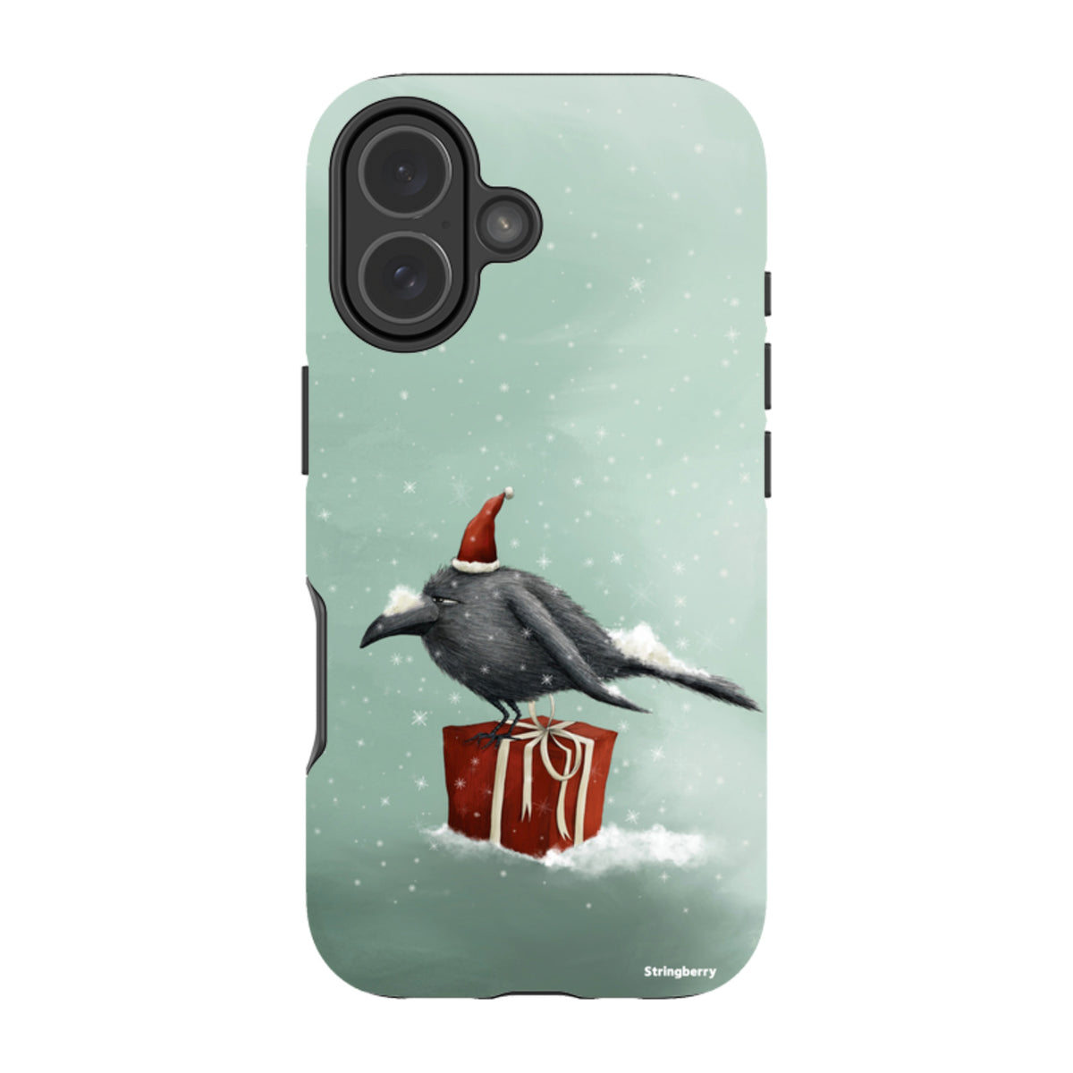 iPhone MagSafe Tough Case - Santa Crow By Maja Lindberg