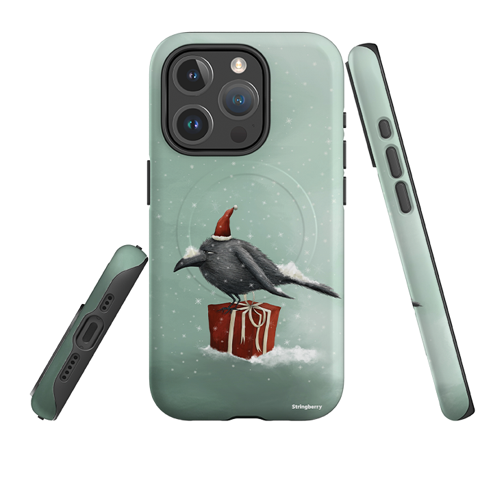 iPhone MagSafe Tough Case - Santa Crow By Maja Lindberg