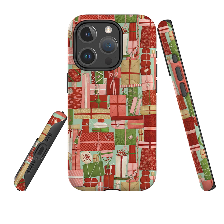 iPhone MagSafe Tough Case - Santas Helpers By Maja Lindberg