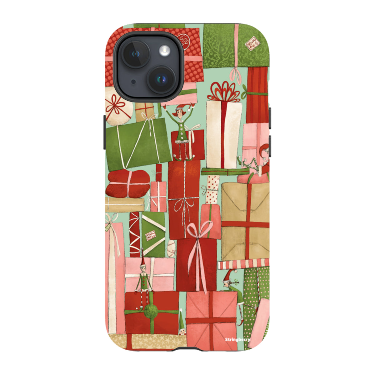 iPhone MagSafe Tough Case - Santas Helpers II By Maja Lindberg