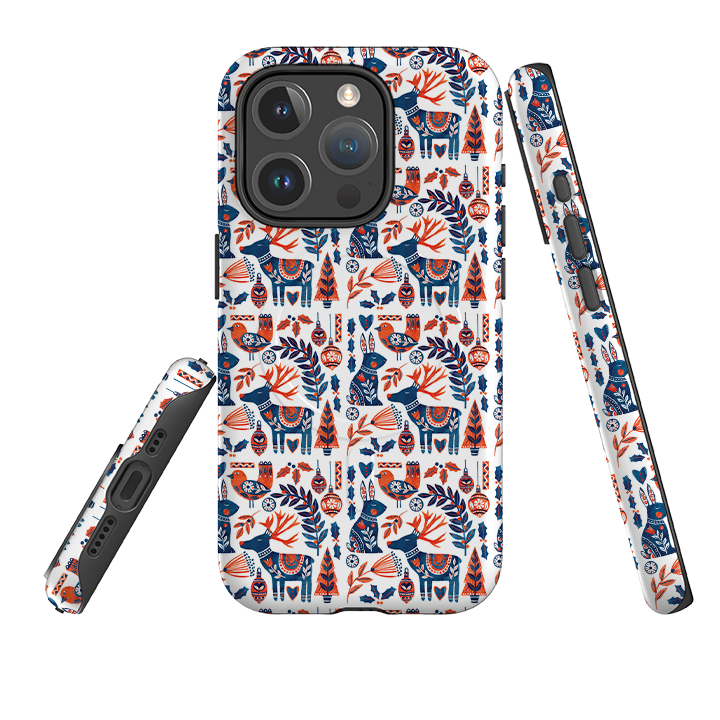 iPhone MagSafe Tough Case - Scandi Animals By Tracey English