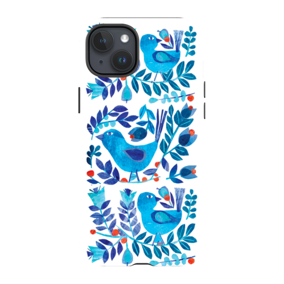 iPhone MagSafe Tough Case - Scandi Birds By Tracey English