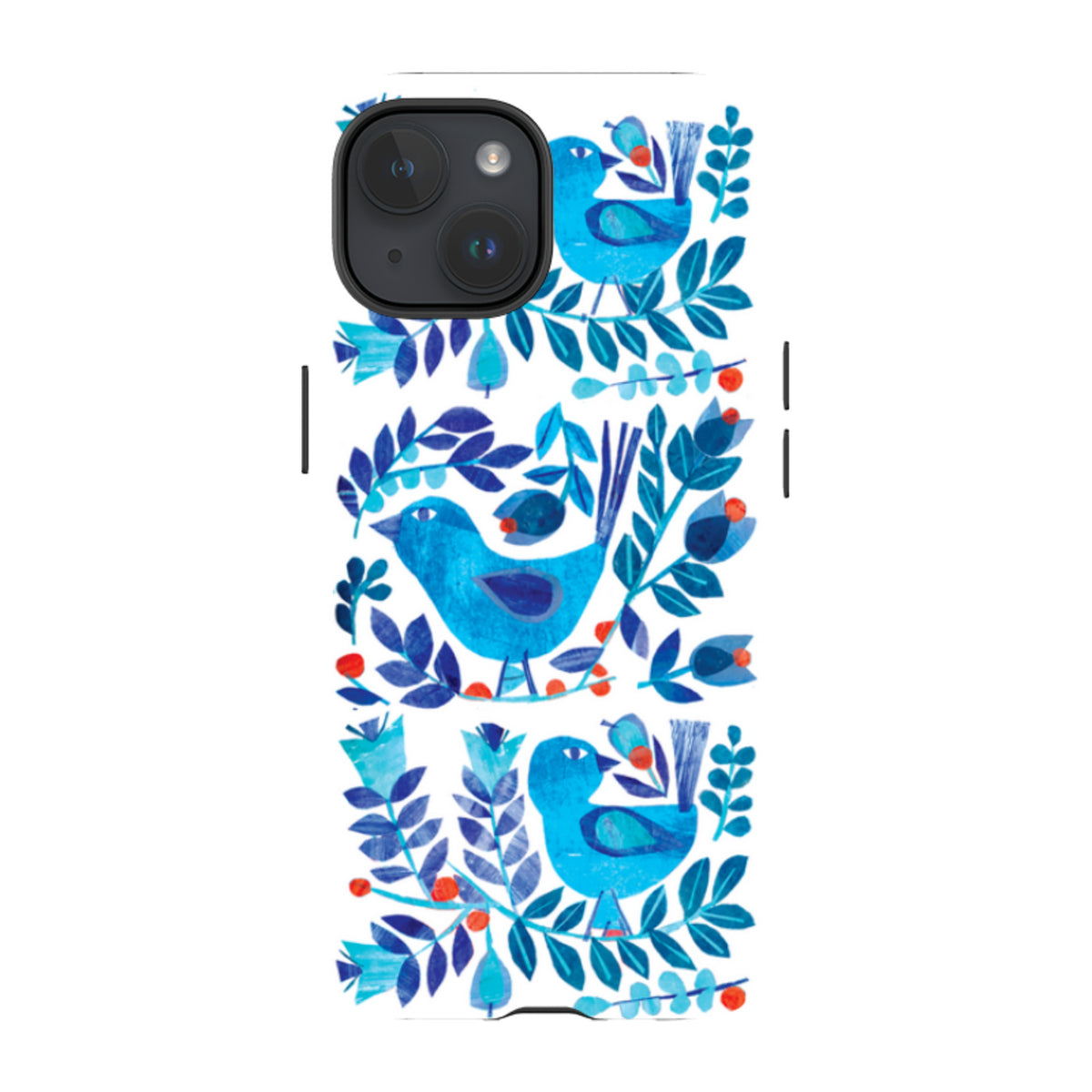 iPhone MagSafe Tough Case - Scandi Birds By Tracey English
