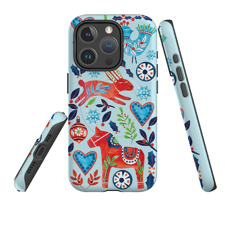 iPhone MagSafe Tough Case - Scandi Holidays By Tracey English
