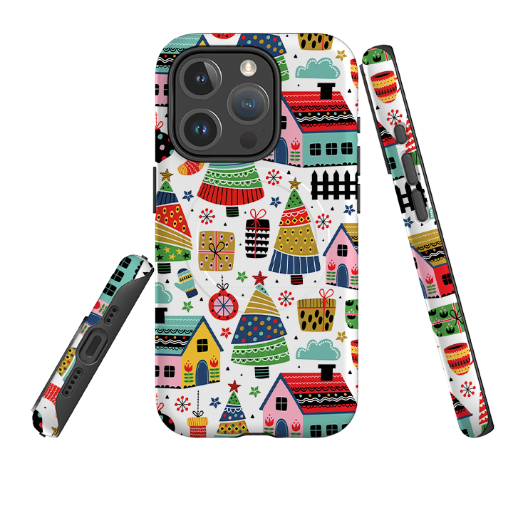 iPhone MagSafe Tough Case - Scandi Xmas