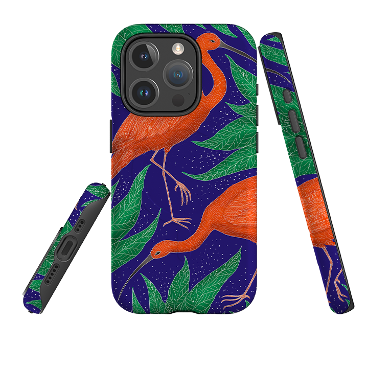 iPhone MagSafe Tough Case -  Scarlet Ibis By Catherine Rowe