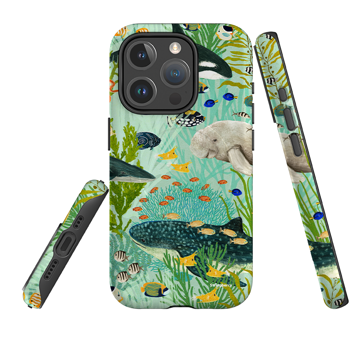 iPhone MagSafe Tough Case - Sea Life By Katherine Quinn