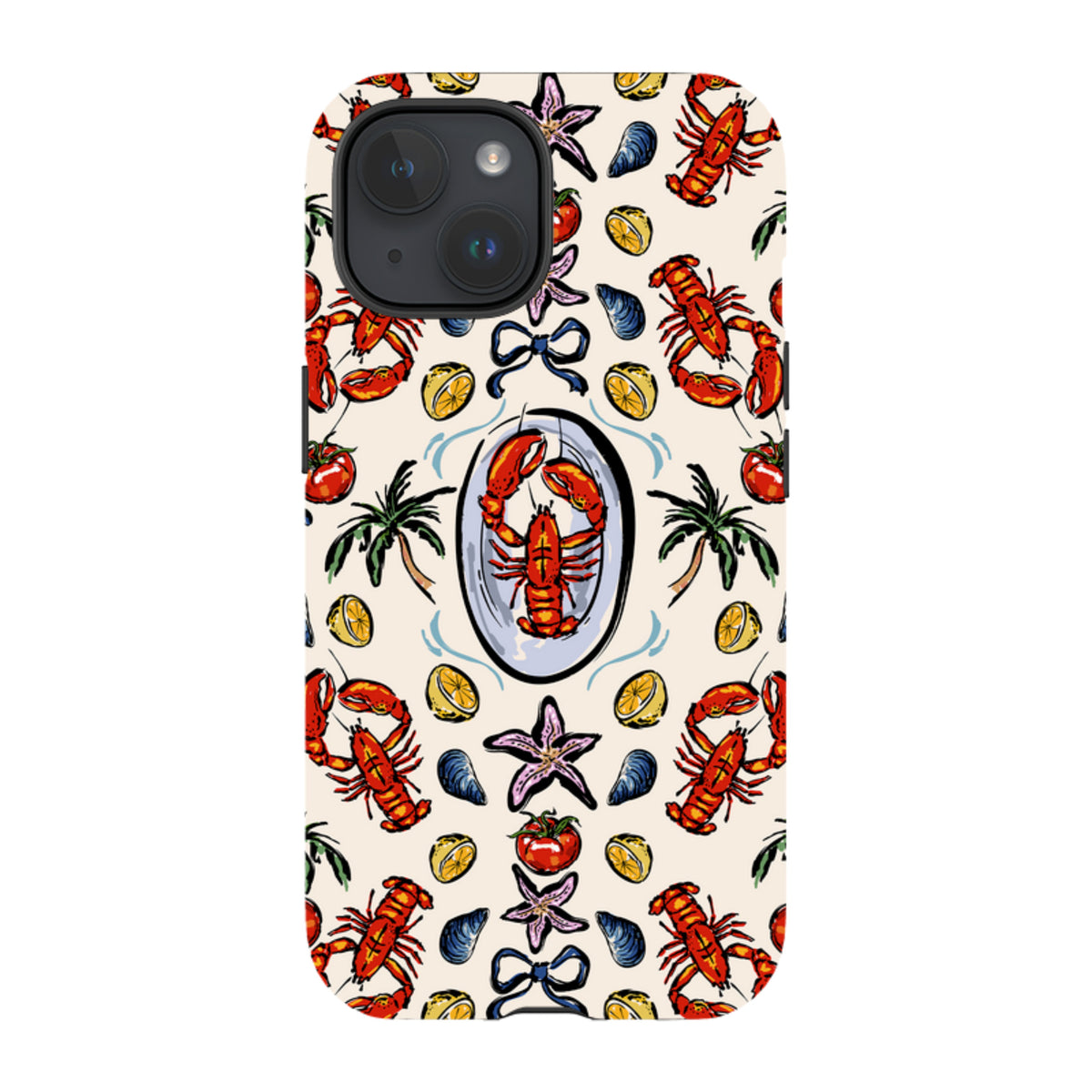 iPhone MagSafe Tough Case - Seafood and Palm Trees